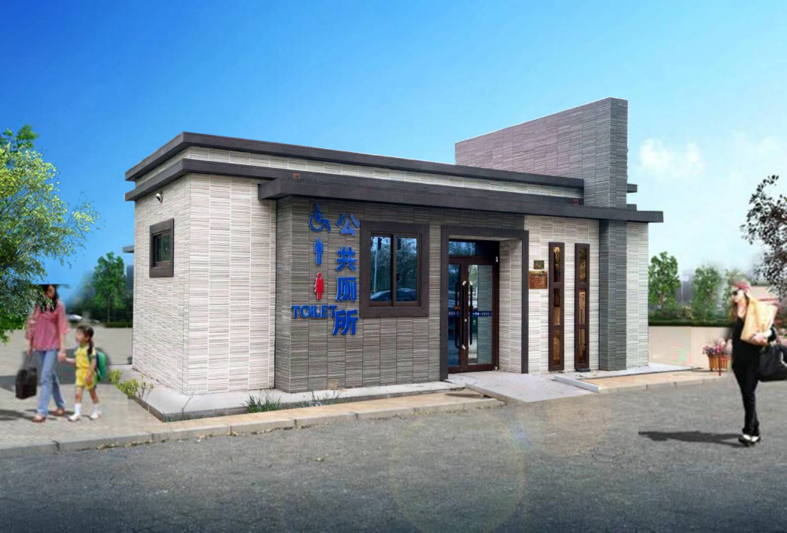 仿土建移动厕所